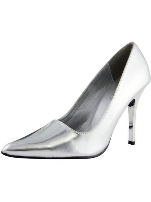 silver heels size 5.5