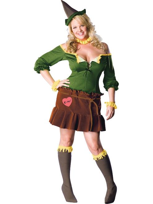 Women's X-Large Plus Size Wizard of Oz Scarecrow Costume