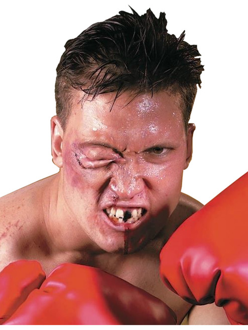 Boxer Black Eye Latex Theater Quality Costume Makeup