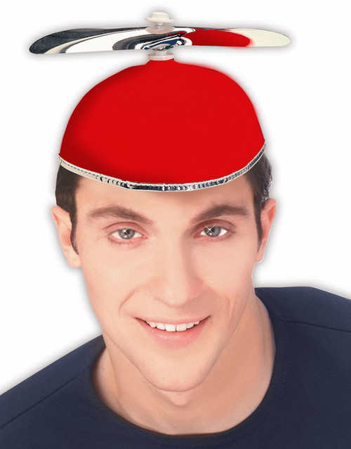 Nerds Animal House Costume Red Student Propeller Beanie Hat