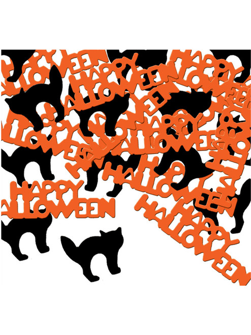 Fanci-Fetti Happy Halloween And Cat Confetti Celebration Party Decoration