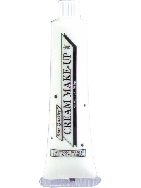 Deluxe White 1 Ounce Tube Halloween Costume Cream Make-Up