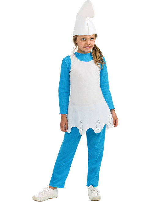 Girls The Smurfs Movie Smurfette Costume