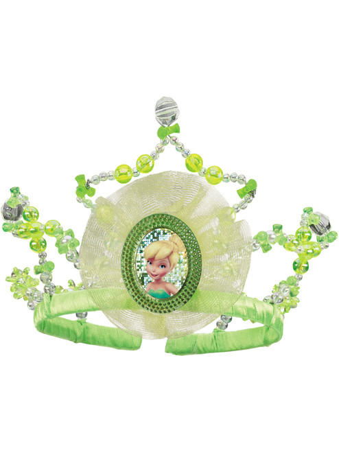 Disney Costume Fairy Princess Tinker Bell Queen Green Tiara