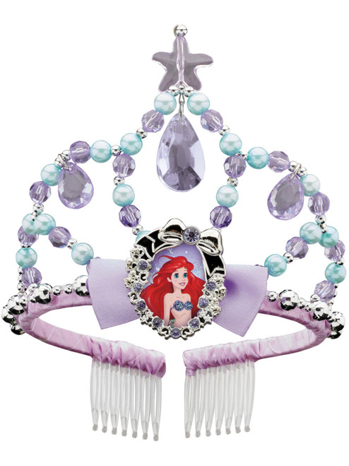 Child's Girls Disney Princess Ariel The Little Mermaid Tiara Costume Accessory