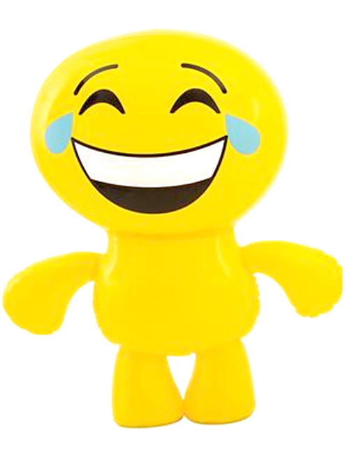 24" Inflatable Laughing Tear Eyes Emoji Emote Face Man Decoration