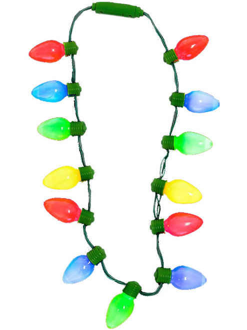 Light Up Mini Christmas Lights Necklace