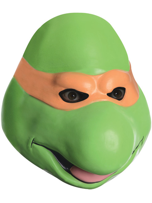 Overhead Latex Adult Teenage Mutant Ninja Turtles Michelangelo Costume Mask