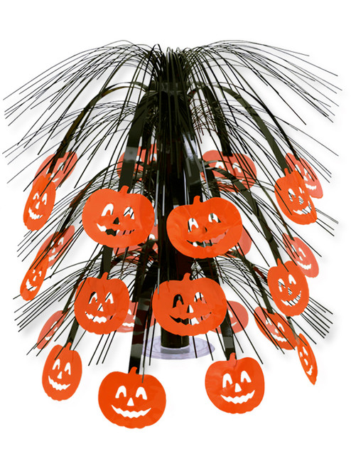 New 18" Pumpkin Cascade Centerpiece Halloween Decoration