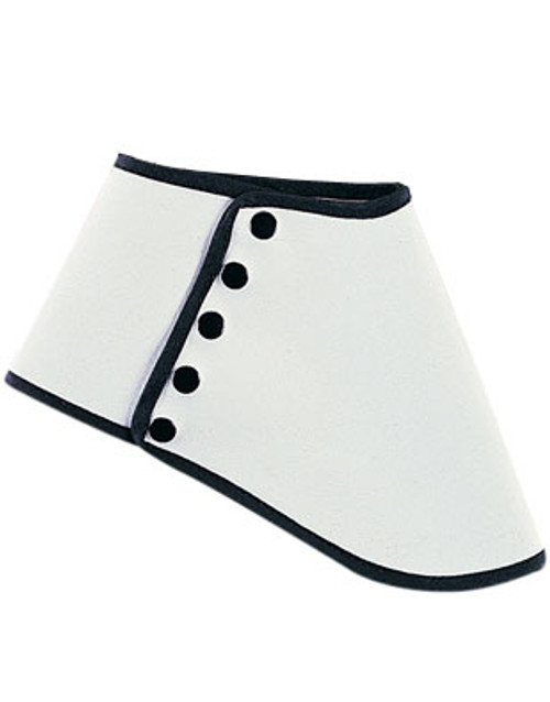 Adult Womens White Roaring 20s Gangster Costume Vinyl Spats