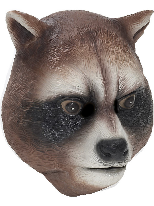 Adult's Animal Raccoon Full Overhead Latex Mask Costume Accessory