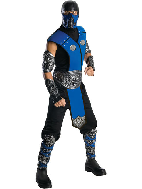 Adult's Large Mortal Kombat Sub-Zero Ninja Assassin Costume