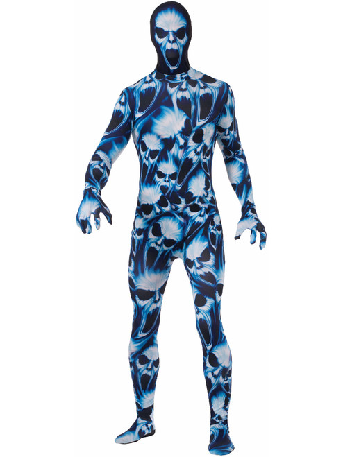 Adults Phantom Face Disappearing Man Full Body Jumpsuit