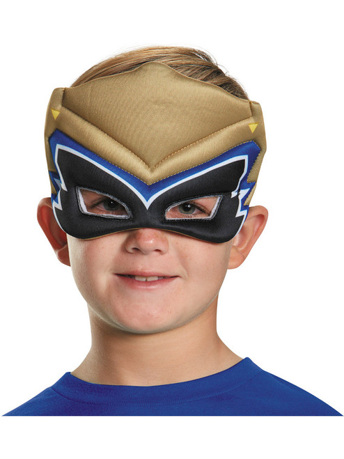 Childs Gold Power Ranger Top-Of-Head Puffy Half Mask