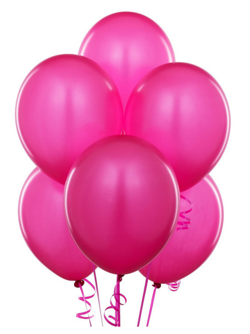 12 Pink Latex Birthday Graduation Party 11" Decoration Balloons