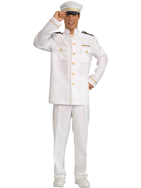 Adult The Loveboat Captain Stubing Cruise Boat Costume Standard Large 42