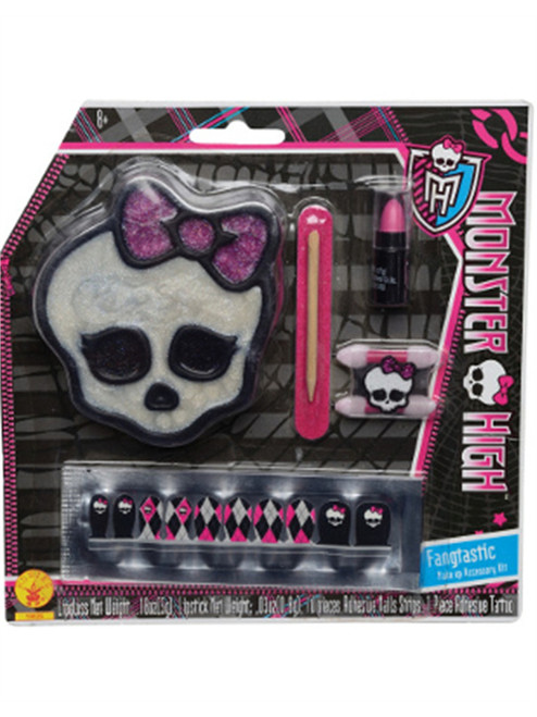 Deluxe Monster High Fangtastic Skullette Costume Accessory Makeup Fingernail Kit