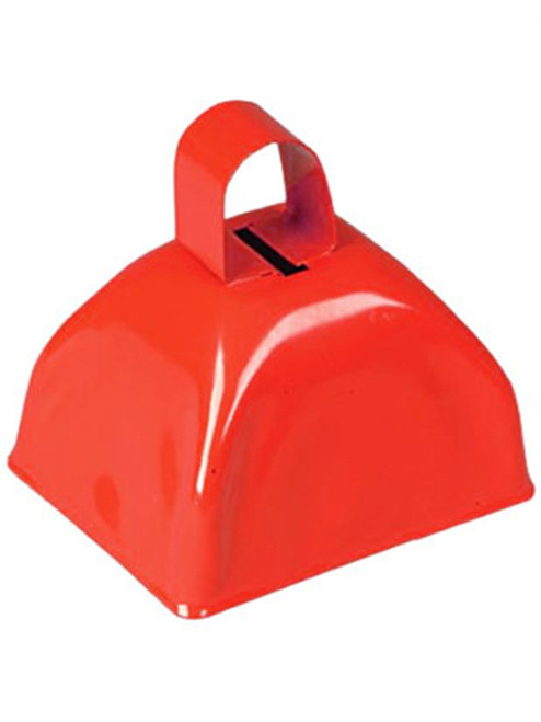 Super Cool 3" Red Metallic Costume Accessory Cow Bell