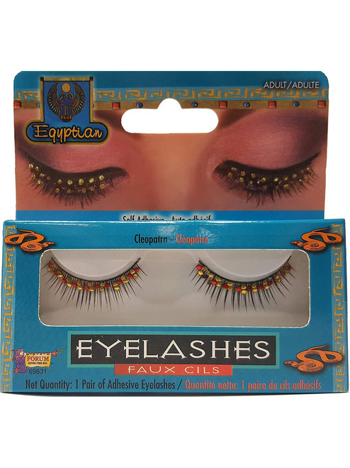 Women's Sexy Black Cleopatra Costume Eyelashes