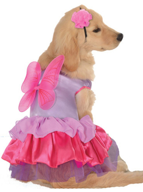 Purple Pink Pixie Fairy Puppy Princess Dog Pet Costumes