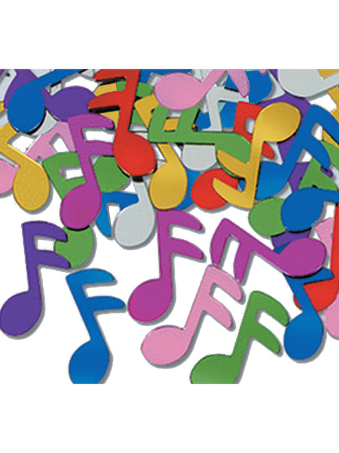 Fanci-Fetti Multi-Colored Musical Notes Confetti Celebration Party Decoration