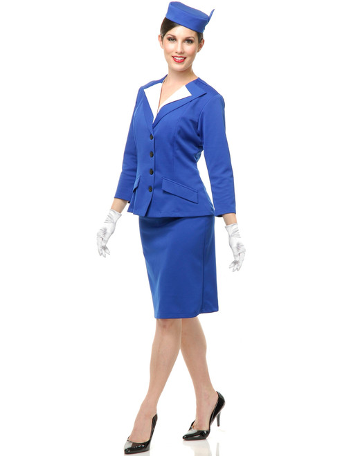 Adult Women's Sexy 50s Pan Am Patty Sexy Stewardess Costume