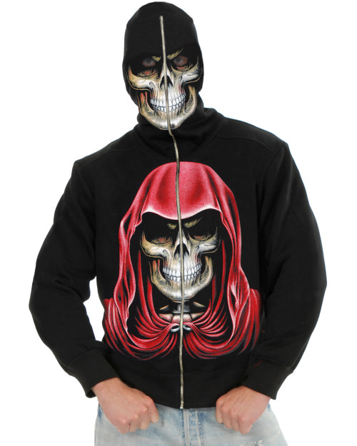 Child Boys Evil Empire Skull Black Hoodie Sweatshirt