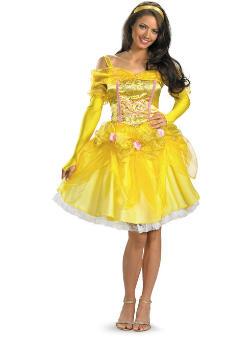 Womens Sassy Disney Princess Beauty And The Beast Belle Costume