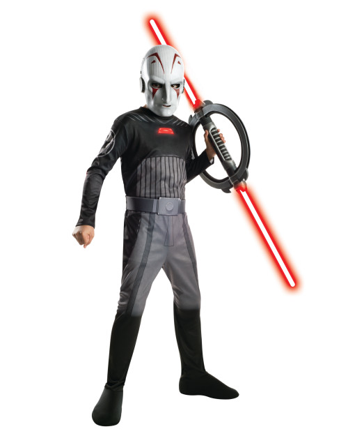 Child's Star Wars Rebels Sith Inquisitor Stormtrooper Force Jumpsuit Costume