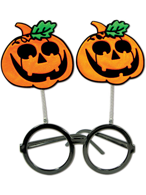 Jack-O-Lantern Pumpkin Bopper Glasses Halloween Costume Accessory