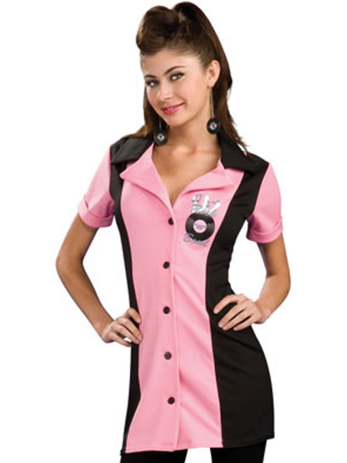 Women's Sexy Adult Rock-N-Bowl 70s Bowling Costume