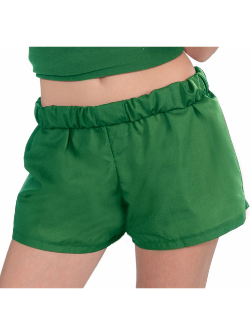 Adult's Elastic Waist Green Team Spirit Underwear Boxer Shorts