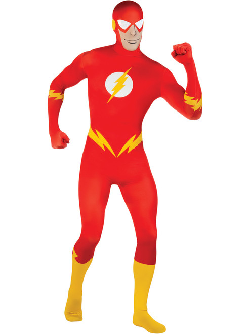 Adult The Flash Second Skin Professional Quality Full Body Jumpsuit