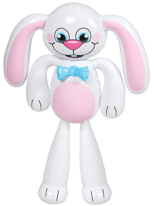 61" Jumbo Inflatable Easter Bunny Blow Up Balloon Fun Toy