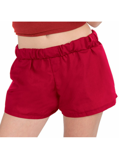 Adult's Elastic Waist Red Team Spirit Underwear Boxer Shorts