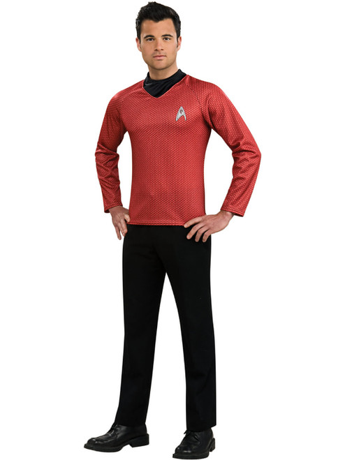 Star Trek Into Darkness Red Scotty Adult Engineering Officer Costume Shirt