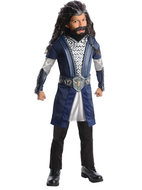 Kids Childs Boys Lord of the Rings Hobbit Dwarf Viking Thorin Character Costume