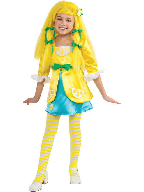 Girl's Deluxe Strawberry Shortcake Lemon Meringue Costume