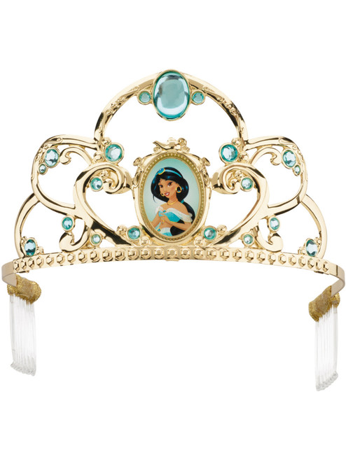 Child's Girls Deluxe Disney Princess Jasmine Aladdin Tiara Costume Accessory