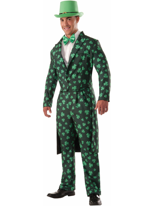 Adult's Mens St. Patrick's Day Shamrock Formal Suit Costume