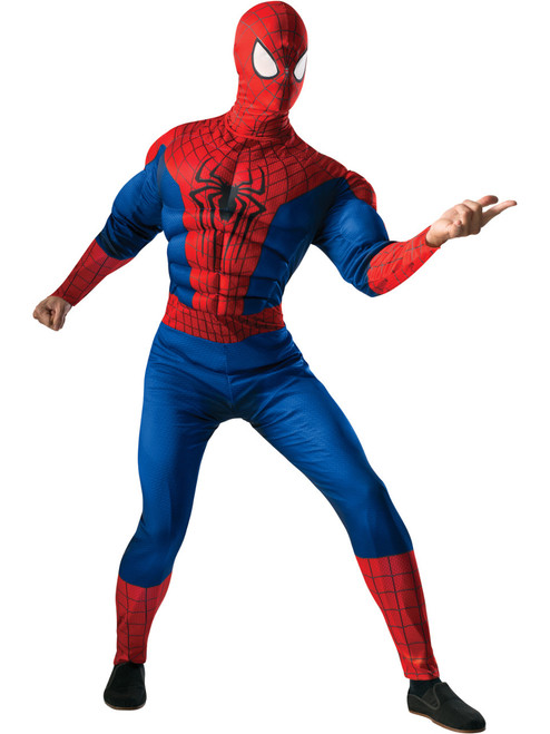 Adult's Mens Marvel Comics Universe Amazing Spiderman Muscle Costume