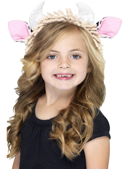 Child Cow Ears Farm Animal Ears On A Headband Costume Accessory