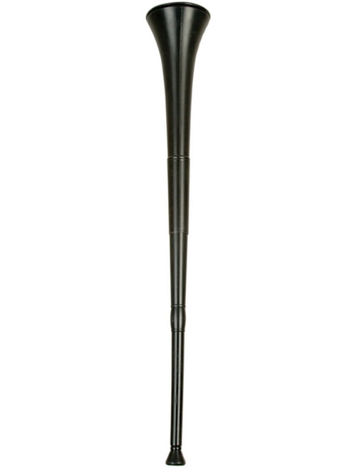 Black Team Spirit Collapsible Vuvuzela Stadium Horn Party Noise Maker
