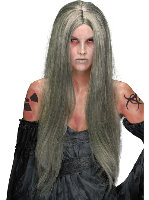 Women's Nuclear Witch Long Wig Costume Accessory