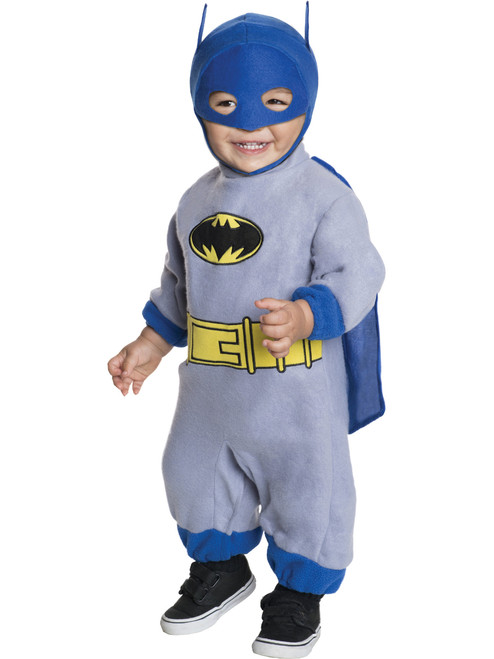 Baby Batman The Brave And The Bold Costume Romper Cape & Headpiece