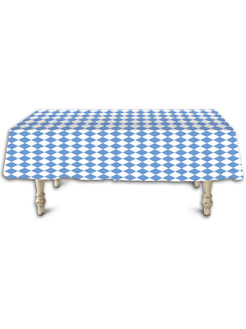 New Oktoberfest Blue And White Table Cover Party Decoration 54" x 108"