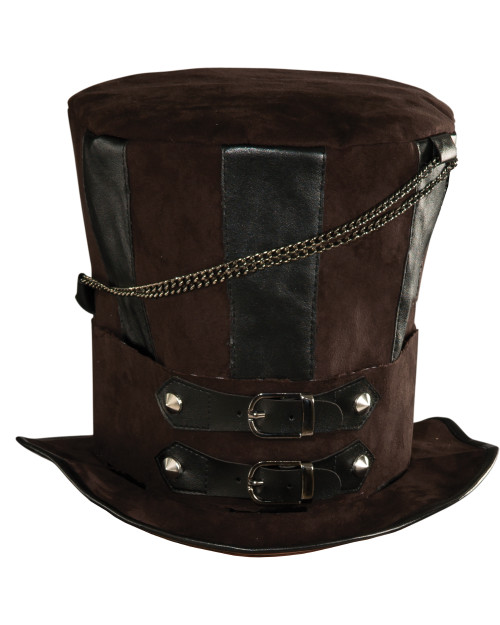leather top hat