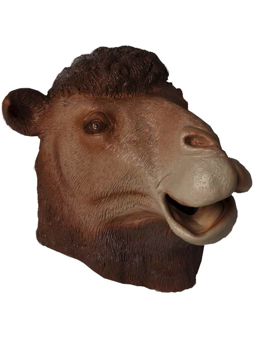 Adult's Deluxe Camel Zoo Animal Latex Mask Costume Accessory
