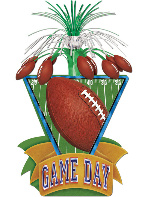 Football Superbowl Game Day Centerpiece Party Decoration