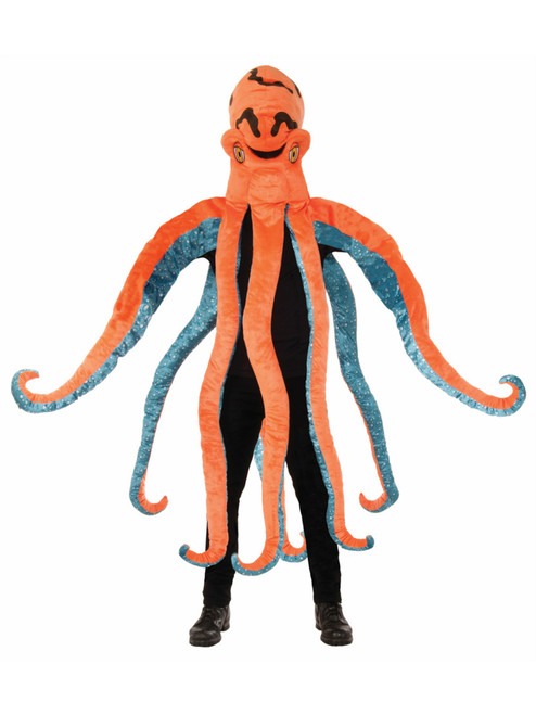 Mens Sea Creature Octopus Parade or School Plush Mascot Costume